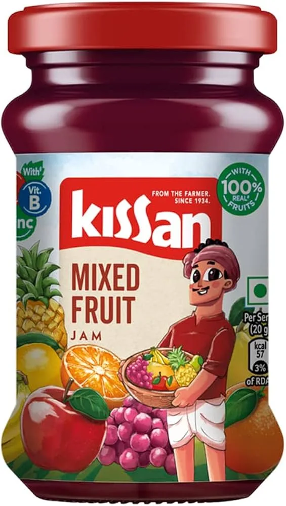 Kissan Mix Fruit Jam 200g
