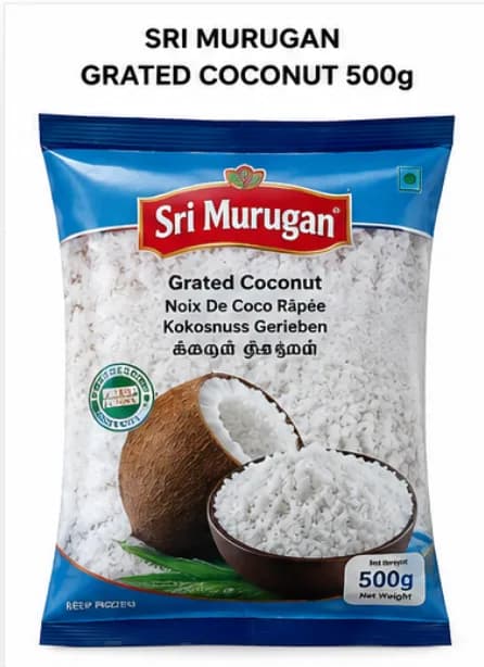 Sri murugan Grated Coconut 500g