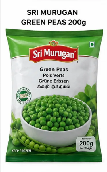 Sri murugan Green Peas 200g