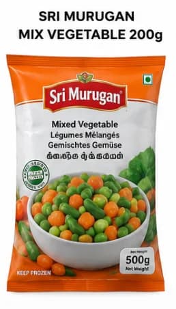 Sri murugan Mix Vegetable 200g