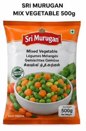 Sri murugan Mix Vegetable 500g